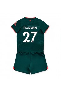 Fotbalové Dres Liverpool Darwin Nunez #27 Dětské Třetí Oblečení 2022-23 Krátký Rukáv (+ trenýrky)